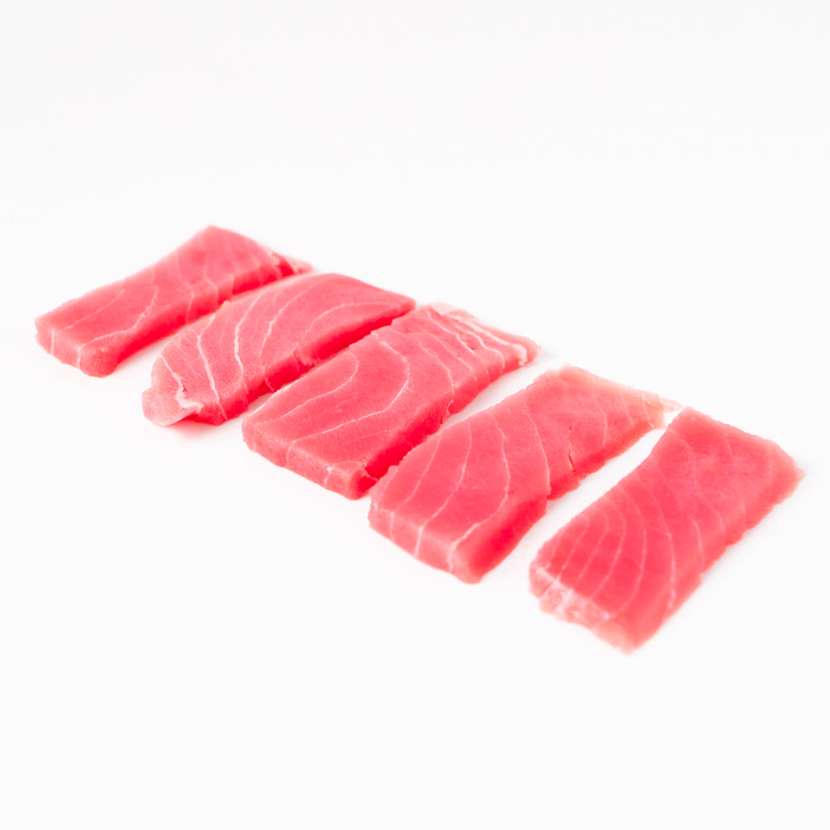 corte de sashimi de atun aleta amarilla